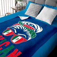 Mexico Flag Mexican Girl Baby Blankets — Couvertures pour bébé