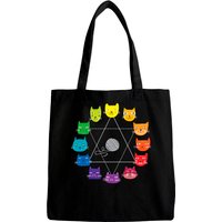 Cat Themed Artist Color Wheel - Artist Color Chart - Bags — Sacs fourre-tout