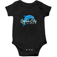 Ocean City Maryland Onesies, Ocean City Md Dolphin Onesies — Bodys bébé
