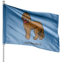Just Doodle It Golden House Flags