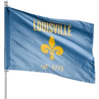 City Of Louisville Fleur Di Lis House Flags — Drapeaux décoratifs