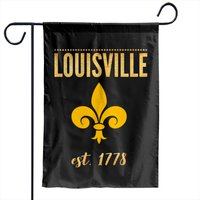 City Of Louisville Fleur Di Lis Garden Flags — Drapeaux décoratifs