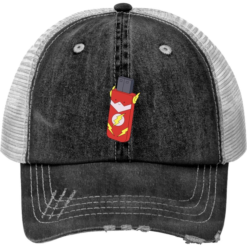 Flash Drive - Flash - Print Trucker Hat — Baseball Cap