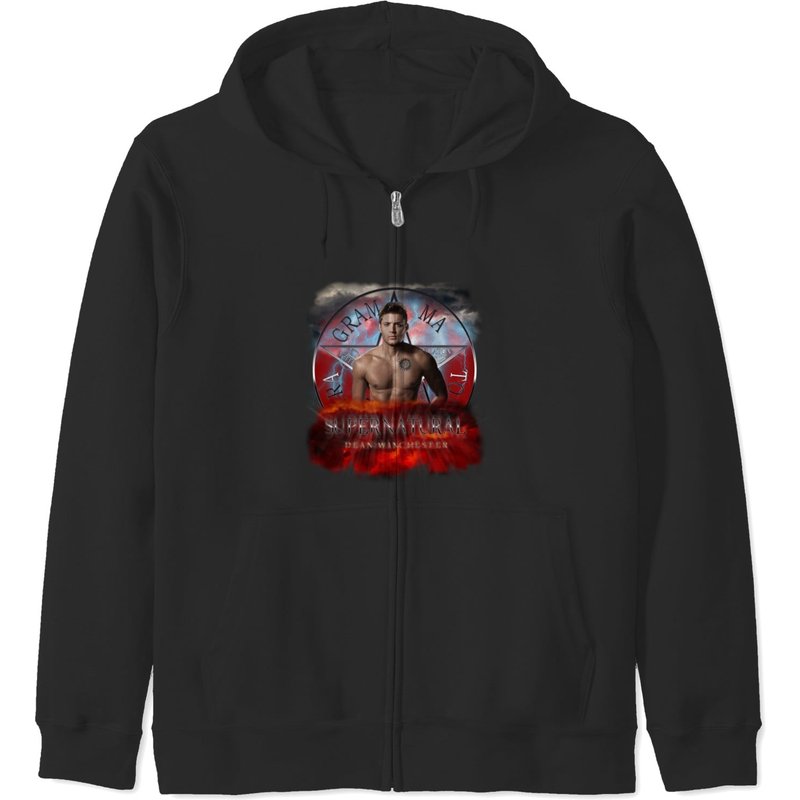 Supernatural Dean Winchester Sexy - Supernatural Dean Winchester Sexy - Zip Hoodies