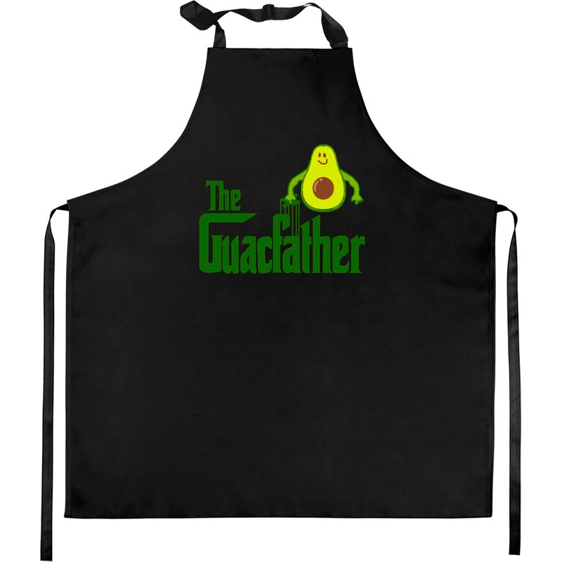 Mens The Guac Father Funny Guacamole Avocado Kitchen Aprons — Tabliers de cuisine