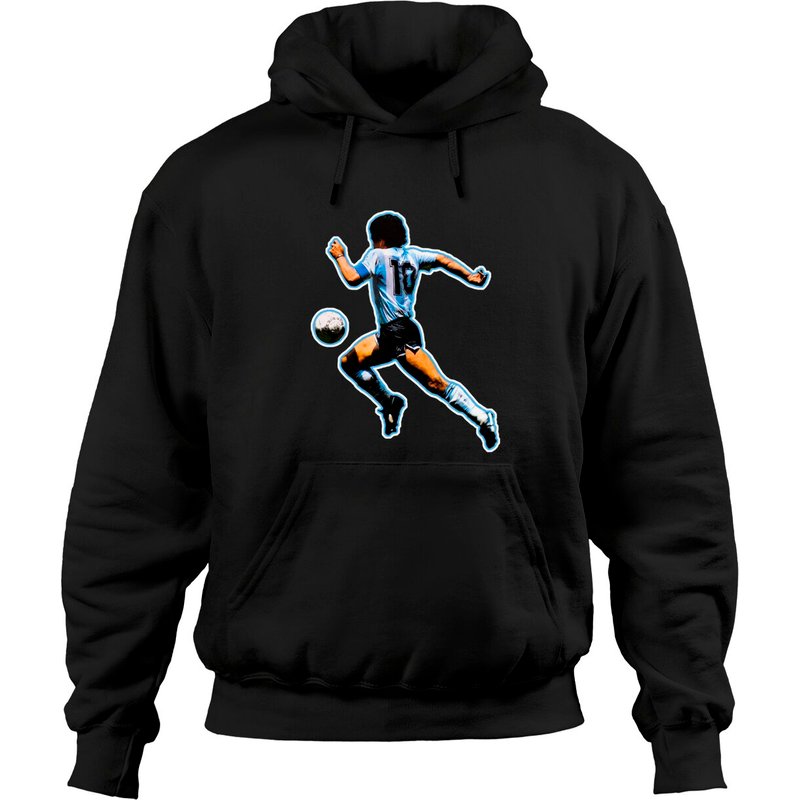 Maradona Running - Diego Maradona - Hoodies
