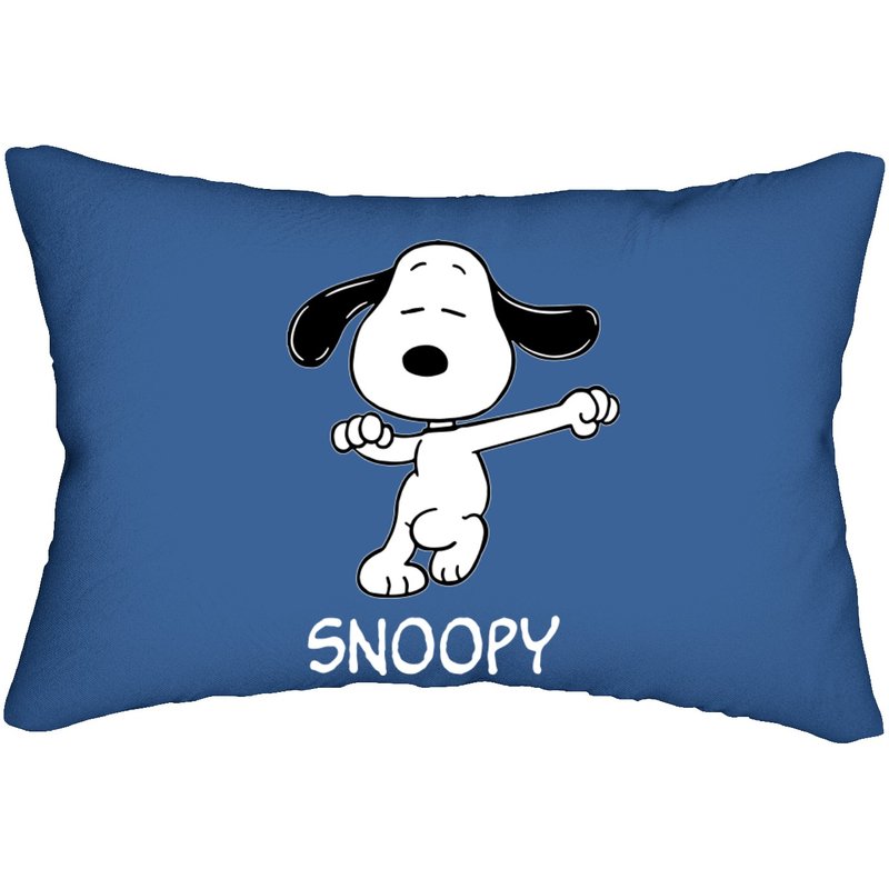 Snoopy Dance Style - Snoopy - Lumbar Pillows — Coussins décoratifs