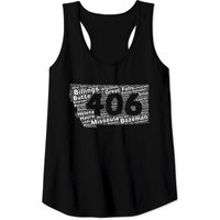 Montana Cities 406 Area Code - Montana - Tank Tops