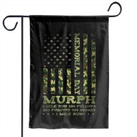 Usa Flag Camo Murph Challenge Memorial Day Wod Workout 2021 Garden Flags
