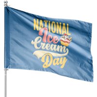 National Ice Cream Day House Flags