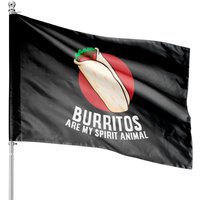 Burrito Costume House Flags Burrito Is My Spirit Animal