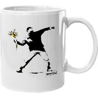 Banksy Flower Thrower - Banksy - Mugs — Tasses et gobelets