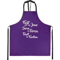 Catholic Saints Joan, Teresa, Faustina Aprons — Tabliers de cuisine
