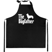 Mens Funny The Dogfather Kitchen Aprons | Gift Kitchen Aprons For Corgi Lovers — Tabliers de cuisine