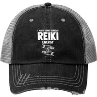 I Have Serious Reiki Energy Meditation Reiki Trucker Hats — Casquette de baseball