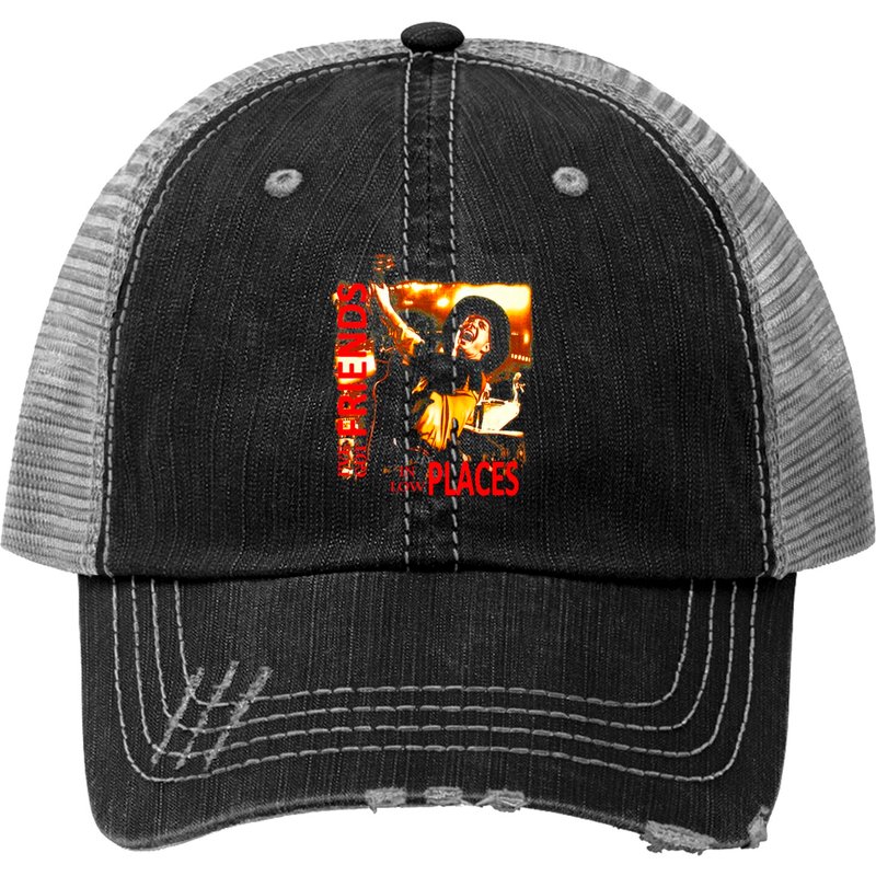 1996 Garth Brooks Vintage Friends In Low Places Print Trucker Hat — Casquette de baseball