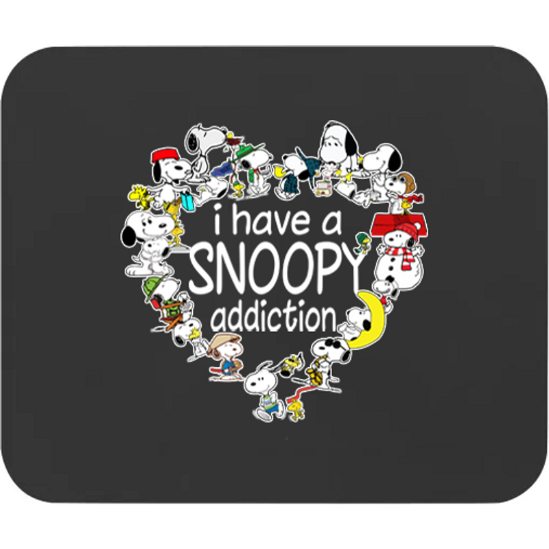 I Have A Snoopy Addiction Mouse Pads