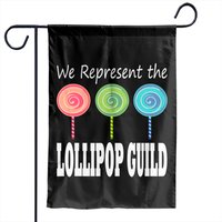 We Represent The Lollipop Guild Wizard Of Oz Garden Flags — Drapeaux décoratifs