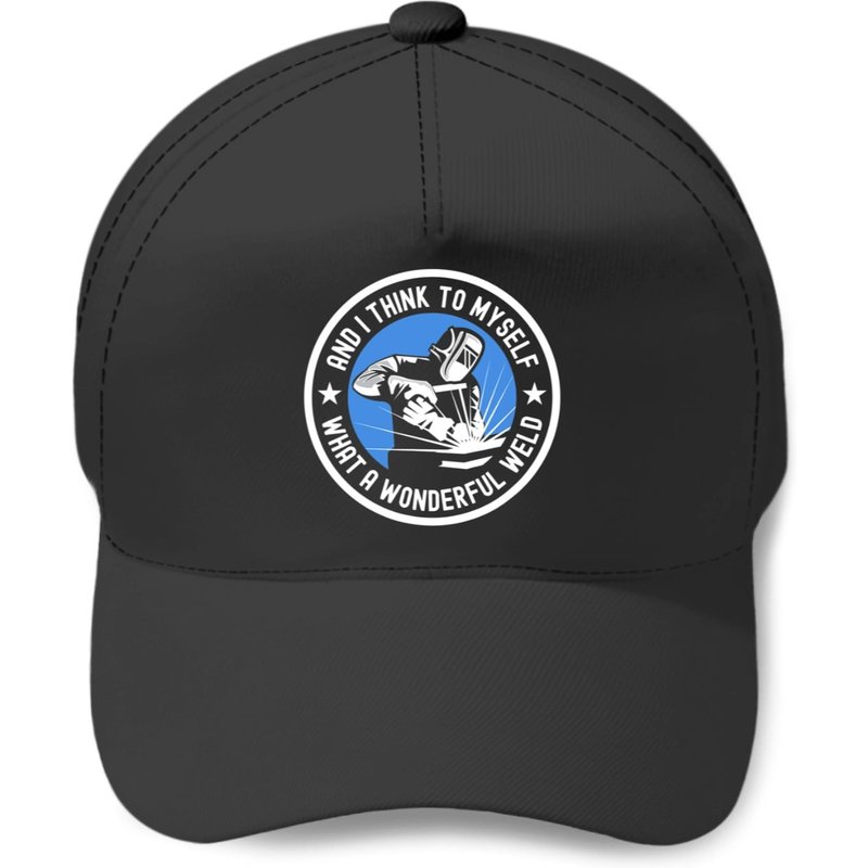 Welding Memes Baseball Caps Welder Welding And I Think To Myself What A Wonderful Weld — Casquette de baseball