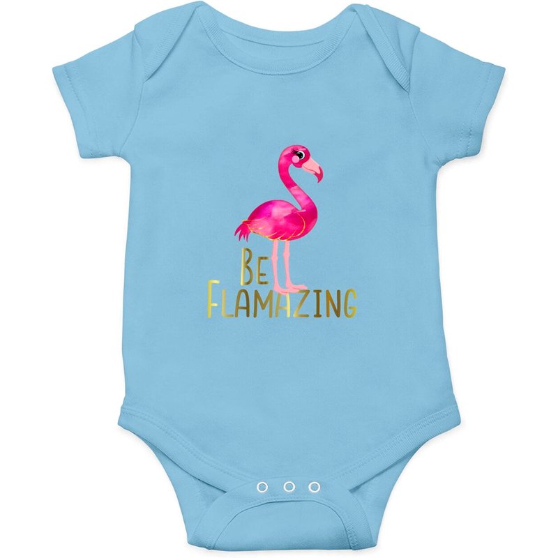 Cute Be Flamazing Pink Flamingo Onesies — Bodys bébé