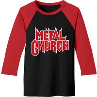 Metal Church Unisex Baseball Tees: Logo