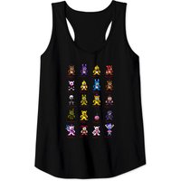 8-bit Fnaf World - Five Nights At Freddys - Tank Tops