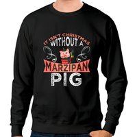 Christmas Marzipan Pig Scandinavian Norwegian Culture Pullover Sweatshirts