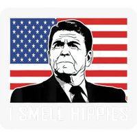I Smell Hippies Ronald Reagan Gift Stickers — Autocollants et stickers