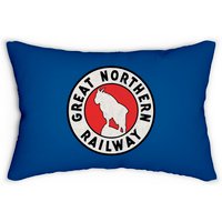 Great Northern Railway - Great Northern Railway - Lumbar Pillows — Decorative Cushions
