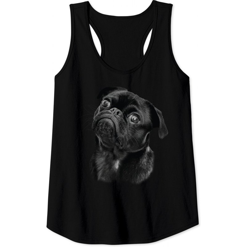 Black Pug Tank Tops — T-shirts pour hommes
