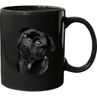 Black Pug Mugs, Black Pug Mugs