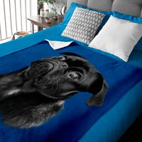 Black Pug Baby Blankets — Baby Blankets