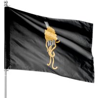 Spaghetti Pasta Noodles Italian Cook Macaroni House Flags — Drapeaux décoratifs