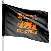 Rc Car Racing Race Remote Control Car Lovers House Flags