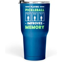 Playing Pickleball Improves Memory Dink Player Tumblers 30 Oz — Tasses et gobelets