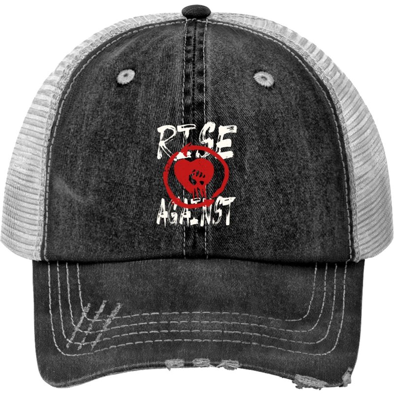 Rise Against Band - Rise Against - Print Trucker Hats — Casquette de baseball
