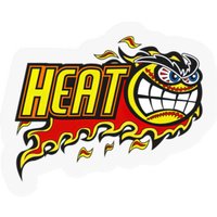 Heat Softball Logo - Heat Softball - Stickers — Stickers & Decals