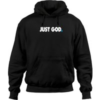 Just God. - God - Hoodies — Mens Hoodies