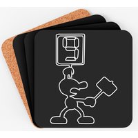 Game And Watch 9 Hammer - Melee - Coasters — Coasters & Placemats