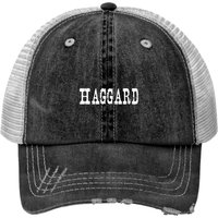 Vintage Merle Haggard Country Music Print Trucker Hat — Casquette de baseball