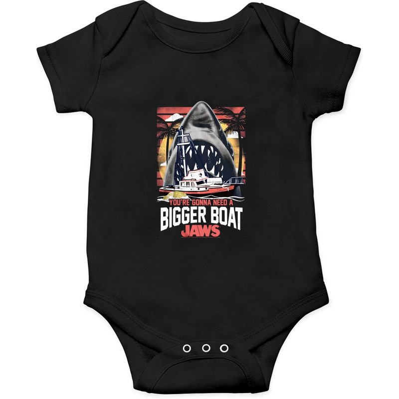 Jaws Bigger Boat Onesies — Bodys bébé