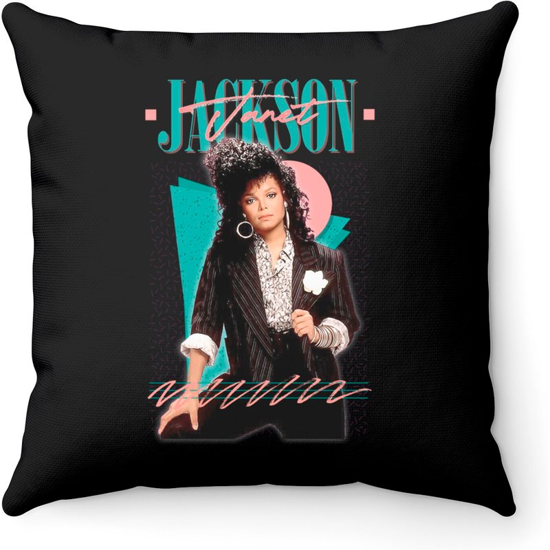 Janet Jackson Throw Pillows — Coussins décoratifs