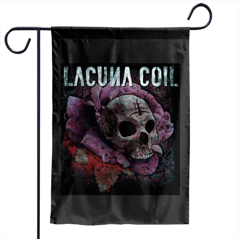 Lacuna Coil Logo Garden Flags — Drapeaux décoratifs