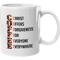 Coffee Christ Offers Forgiveness Everyone Everywhere - Christian - Mugs — Tasses et gobelets