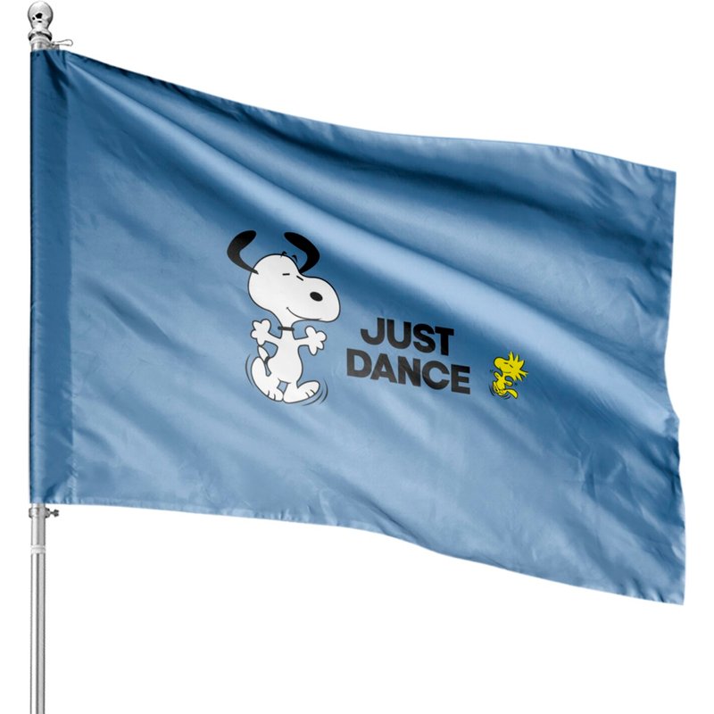 Snoopy Just Dance - Snoopy - House Flags — Drapeaux décoratifs
