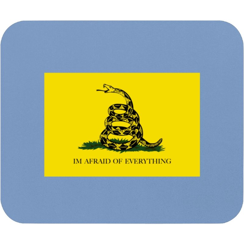 Gadsden Flag - Gadsden Flag - Mouse Pads — Mouse Pads & Desk Mats