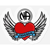 Narcotics Anonymous Stickers Logo Freedom Sobriety Gifts Aa Na Stickers — Stickers & Decals