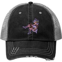 Las Vegas Cowgirl Neon Sign - Las Vegas - Print Trucker Hat