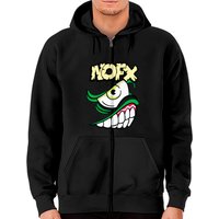 Nofx Smile - Nofx - Zip Hoodies — Mens Hoodies
