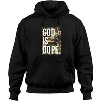 God Is Dope In Camouflage Hoodies